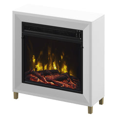 Dorrance Electric Fireplace Mantel Package in White