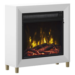 Dorrance Electric Fireplace Mantel Package in White