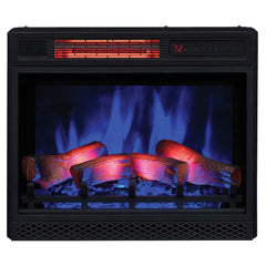 ClassicFlame 23-In 3D Infrared Fireplace Insert & Flush Mount Kit