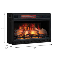 ClassicFlame 26-In 3D SpectraFire Plus Infrared Electric Fireplace Insert