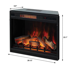 ClassicFlame 28-In 3D SpectraFire Plus Infrared Electric Fireplace Insert