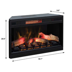 ClassicFlame 32-In 3D Spectrafire Plus Infrared Electric Fireplace Insert