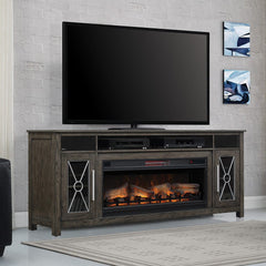 Heathrow Infrared Electric Fireplace Entertainment Center in Tifton Oak - 42MMS6342-O131