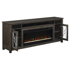 Heathrow Infrared Electric Fireplace Entertainment Center in Tifton Oak - 42MMS6342-O131