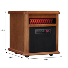 Duraflame Bristol 1,000 Sq. Ft. Infrared Heater in Oak