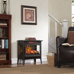 Duraflame 3D Bronze Infrared Electric Fireplace Stove with Remote Control - DFI-5010-02