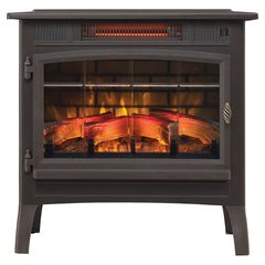 Duraflame 3D Bronze Infrared Electric Fireplace Stove with Remote Control - DFI-5010-02