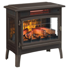 Duraflame 3D Bronze Infrared Electric Fireplace Stove with Remote Control - DFI-5010-02