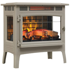 Duraflame 3D French Grey Infrared Electric Fireplace Stove with Remote Control