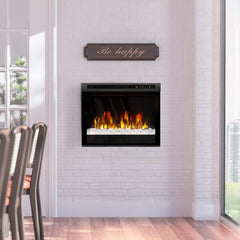 Dimplex 23-In Multi-Fire XHD Contemporary Plug-In Electric Fireplace Insert