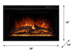 Modern Flames 29-In Zero Clearance Plug-In Electric Fireplace