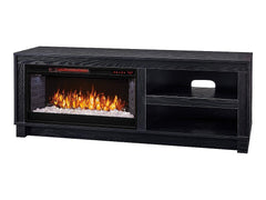 Bushwick Electric Fireplace TV Stand in Black Oak- 1030FM-28-257