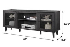 Dean TV Stand in Wrought Iron