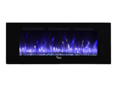 Caesar Fireplace 60-In Wall Mount Electric Fireplace w/ Back-lighting