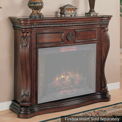 Lexington Electric Fireplace Mantel ONLY in Empire Cherry