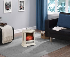 Duraflame Cream Electric Fireplace Stove