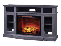 Fremont Infrared Electric Fireplace Media Console in Gray Ash