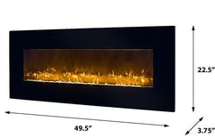 Comfort Smart 50-In Wall Mount Electric Fireplace