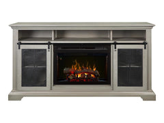 Olivia Electric Fireplace TV Stand in Stone Fox