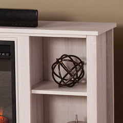 Parkdale Electric Fireplace Media Console in White