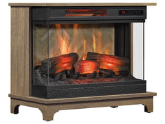 Duraflame PanoGlow Chico Oak Infrared Electric Fireplace Stove w/ Remote Control - 24WM6549-PO127