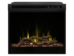 Dimplex 28-in Multi-Fire XHD Pro Plug-In Electric Fireplace with Acrylic Ice & Driftwood