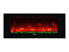 Caesar Fireplace 74-In Wall Mount Electric Fireplace w/ Back-lighting