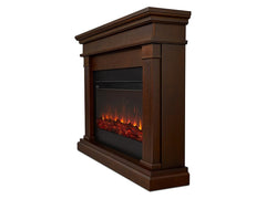 Beau Infrared Electric Fireplace Mantel Package in Dark Walnut