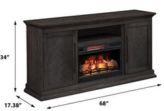 Ridgefield Infrared Electric Fireplace Entertainment Center in Cambridge Oak - 26MM6380-O159