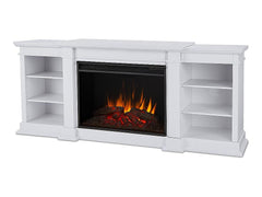 Eliot Grand Infrared Electric Fireplace Entertainment Center in White