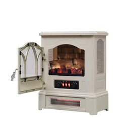 Duraflame Cream 3D Infrared Electric Fireplace Stove