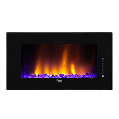 Caesar Fireplace 50-In Wall Mount Electric Fireplace