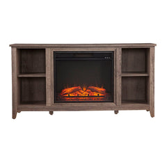 Parkdale Electric Fireplace Media Console in Mocha Gray