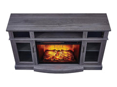 Fremont Infrared Electric Fireplace Media Console in Gray Ash