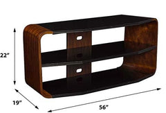 Cameo Park TV Stand in Meridian Cherry