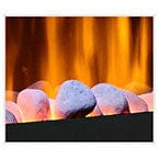 SimpliFire Ceramic White Stone Media Kit for Allusion Fireplace