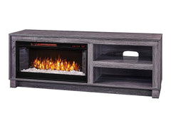 Bushwick Electric Fireplace TV Stand in Grey Oak- 1030FM-28-227