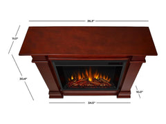 Devin Petite Electric Fireplace Mantel Package in Dark Espresso