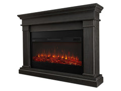 Beau Infrared Electric Fireplace Mantel Package in Grey