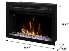 Dimplex 25-In Multi-Fire XD Contemporary Electric Fireplace Insert