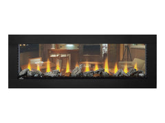 Napoleon 50-In CLEARion See-Thru Electric Fireplace w/ Thick Black Trim