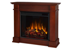 Devin Petite Electric Fireplace Mantel Package in Dark Espresso