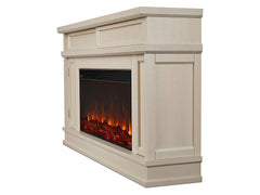 Torrey Infrared Electric Fireplace Mantel Package in Bone White