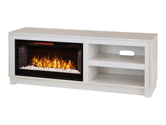 Bushwick Electric Fireplace TV Stand in White Oak- 1030FM-28-254