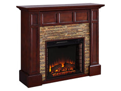 Broyleston Electric Fireplace Mantel Package in Whiskey Maple