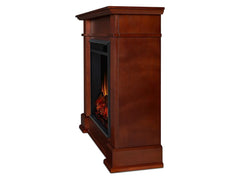 Devin Petite Electric Fireplace Mantel Package in Dark Espresso