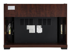 James Electric Fireplace Media Cabinet in Antique Cherry