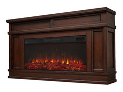 Torrey Infrared Electric Fireplace Mantel Package in Dark Walnut