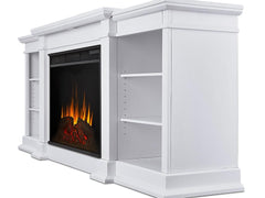 Eliot Grand Infrared Electric Fireplace Entertainment Center in White