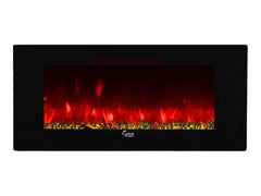 Caesar Fireplace 50-In Wall Mount Electric Fireplace w/ Back-lighting